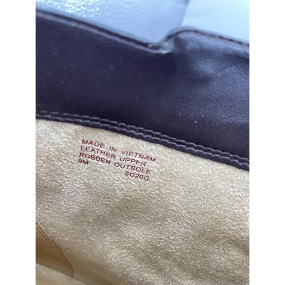 Michael Kors FINLEY Chocolate Brown Flat Bootie Ankle Boots Flat Size 9M USED - Picture 8 of 10